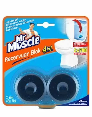 Mr Muscle Rezervuar Blok 2 li Paket (2x48gr)
