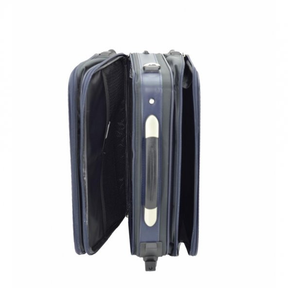 Çekçekli Kabin Boy Seyahat ve Business Çanta  42 Cm Lacivert - 4
