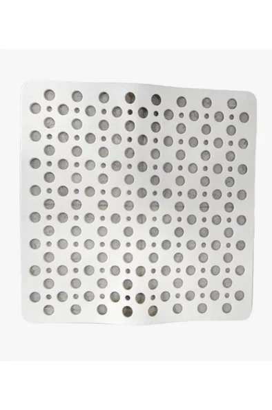 Kare Vantuzlu Banyo ve Duş Kaydırmazı, Küvet İçi Duşakabin Kaydırmaz Vantuzlu Banyo Paspası 54x54cm - 2