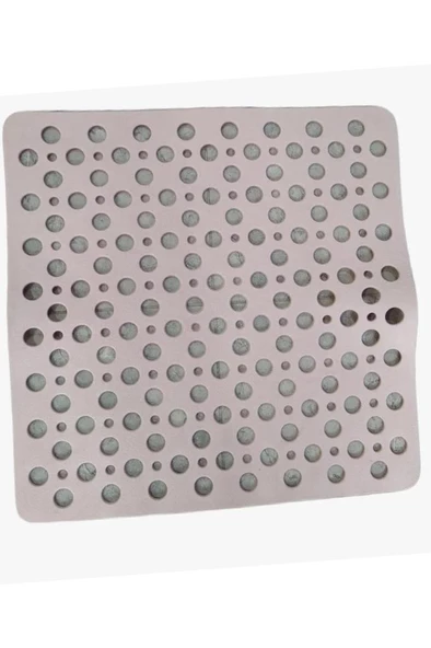 Kare Vantuzlu Banyo ve Duş Kaydırmazı, Küvet İçi Duşakabin Kaydırmaz Vantuzlu Banyo Paspası 54x54cm - 10