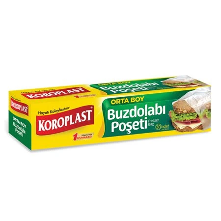 Koroplast Orta Boy Buzdolabı Poşeti 24x38cm (30 lu Paket) ürün görseli 1