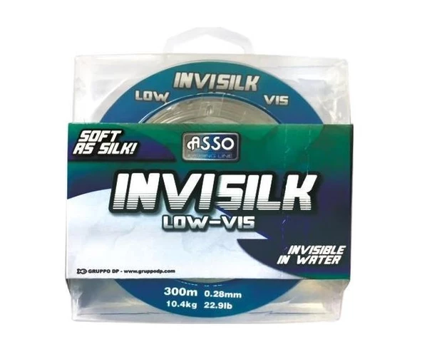 ASSO INVISILK SURF CASTING CLEAR 300 MT