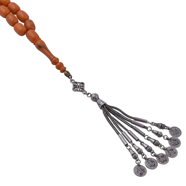 Kapsül Kesim Turuncu Katalin Tesbih - Resim 2