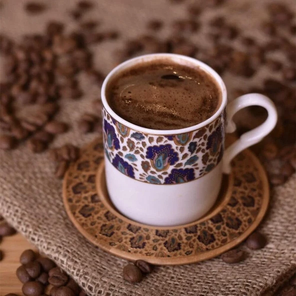 Bambum Lovisa - 6 Kişilik Kahve Fincan Takımı Dar - Resim 4