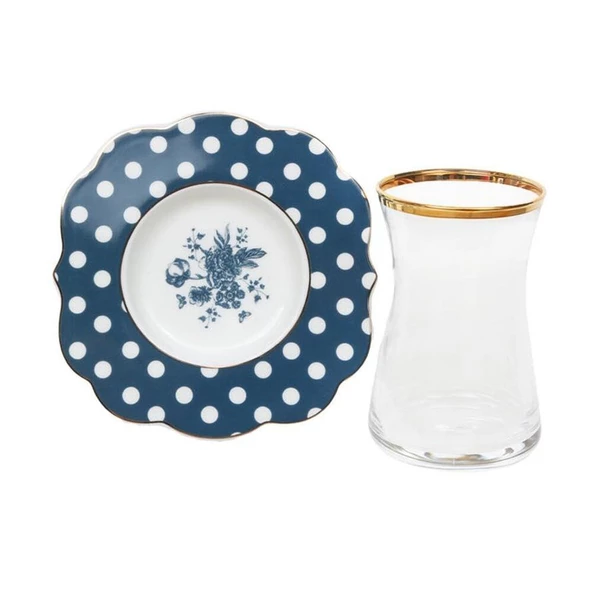Lucky Art Karina Bone 6Lı Çay Seti