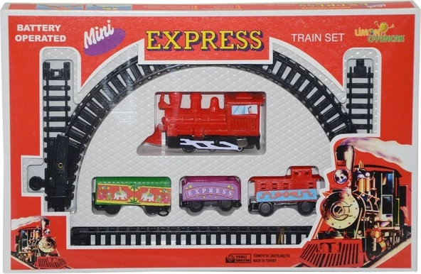 Mini Ekspress Pilli Tren Seti 1484