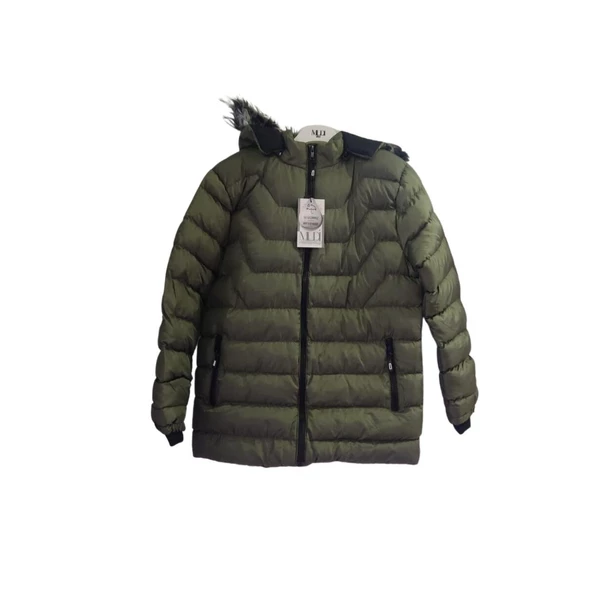 Su Geçirmez ve Özel Astarlı Sıcak Tutan Erkek Çocuk Şık Tasarıma Sahip Waterproof Erkek Çocuk Mont