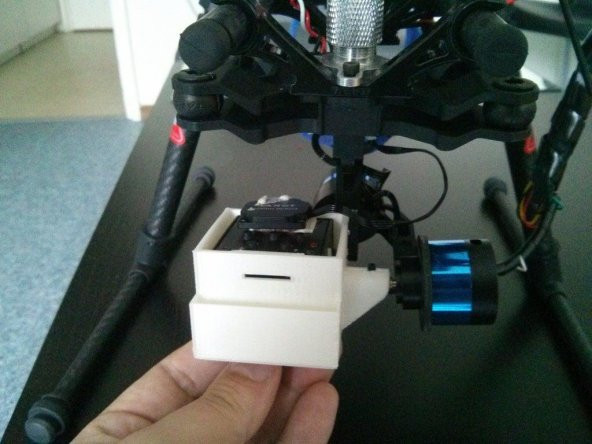 Tarot Gimbal İçin Boscam Hd-19 Montaj (T-2D V2) Plastik Aparat - Resim 3