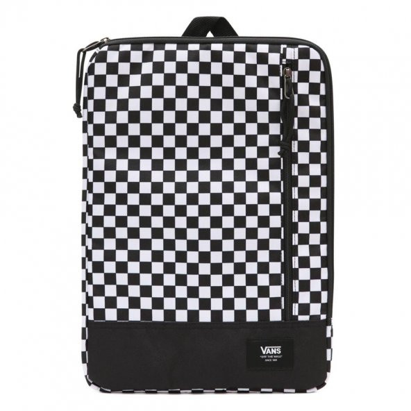 Vans 13-15 İnch Bilgisayar Kılıfı Macbook Çantası Siyah Beyaz