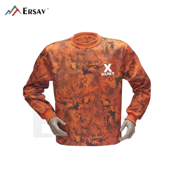 X Hunt Sıfıryaka Avcı Sweatshirt Turuncu