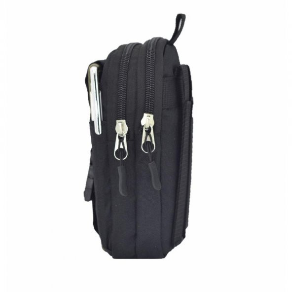 New Polo Fonksiyonel Bel Çantası Siyah - Resim 4