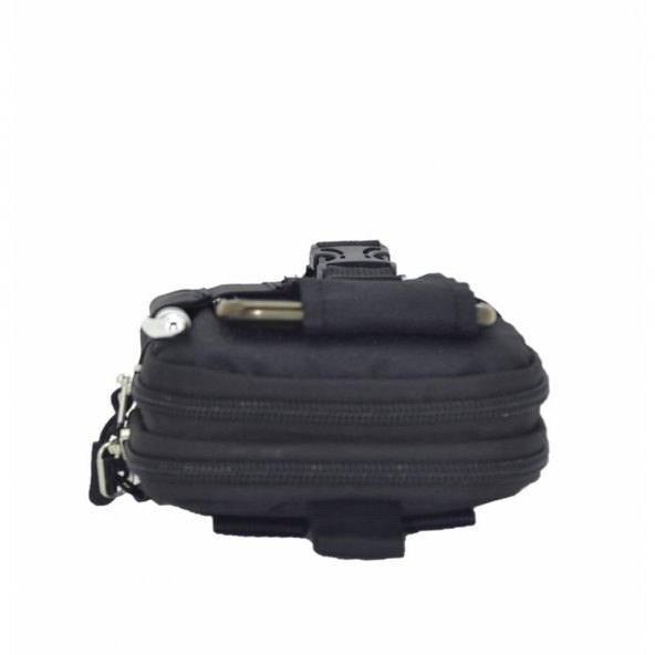 New Polo Fonksiyonel Bel Çantası Siyah - Resim 5