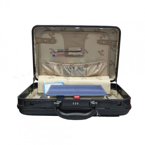 Kasalı Kilitli Şifreli James Bond Ofis Evrak Çanta - Resim 6