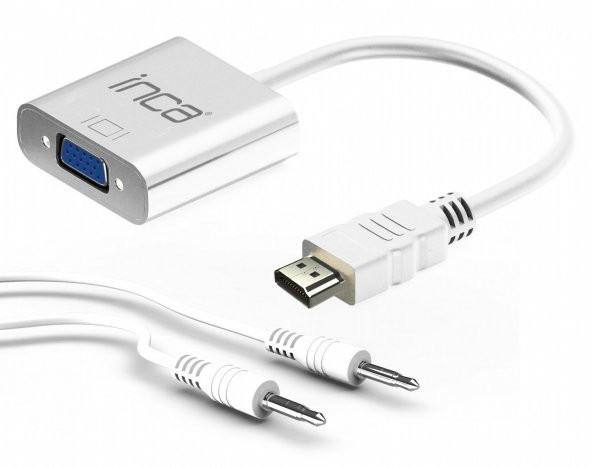 Inca Ihtvj-7tb Beyaz 0.15 M Hdmı To Vga + Ses Dönüştürücü - 3