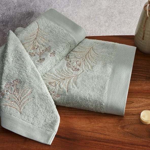 Evdema Natalıa 3 Lü Havlu Seti Yeşil MC062538 - 2