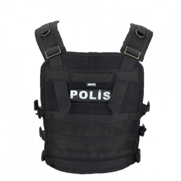 Taktikal Polis Hcm Şarjr Yeleği Siyah - 3