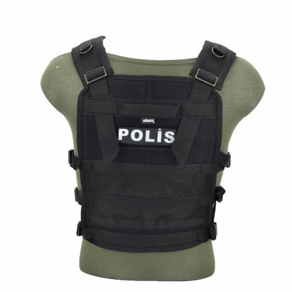 Taktikal Polis Hcm Şarjr Yeleği Siyah - 4