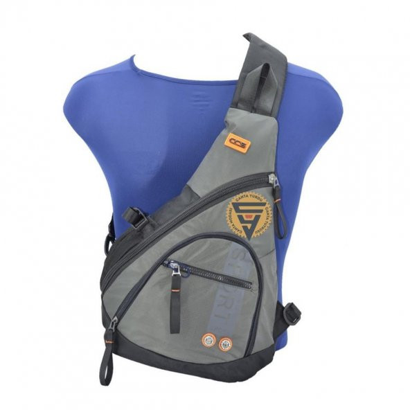 Ccs Bodybag 51279 Çapraz Askılı Sırt Çantası Gri - 3