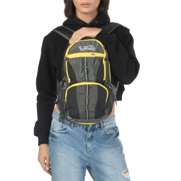 Young 40156 Bisiklet Paten Kaykay Sırt Çantası Siyah - 7