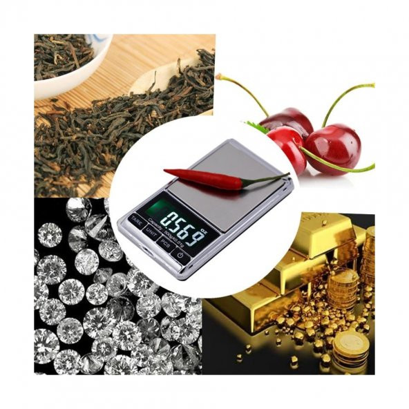 Pels Mini Terazi 500 ile 0.01 Gr Hassasiyetli - 4