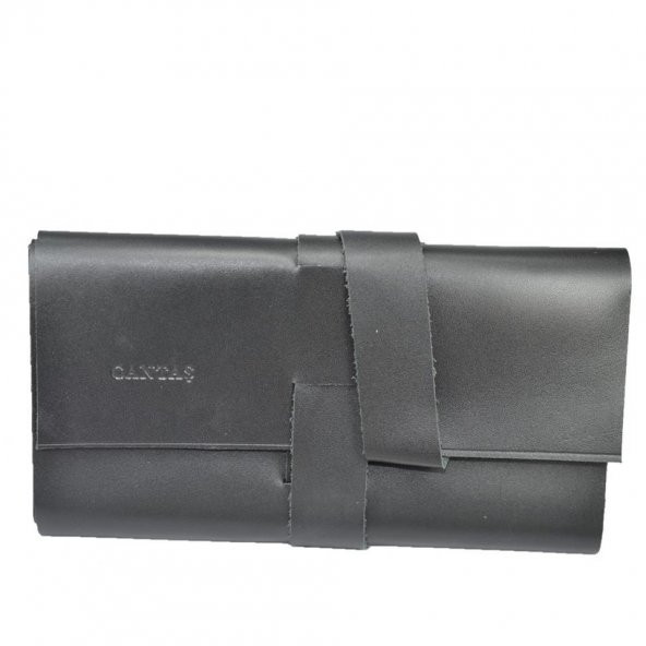 Hakiki Deri  Organizer Large Rulo Siyah - 5