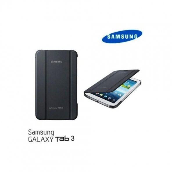 Samsung T210 Galaxy Tab 3 7.0" Bookcover Tablet Kılıfı Siyah