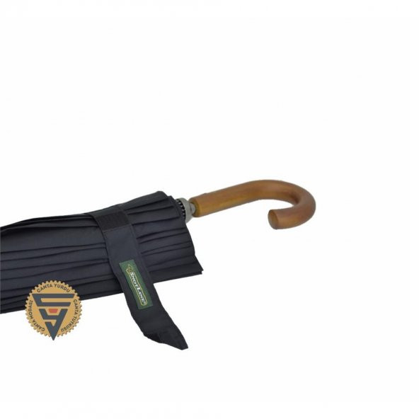 Snotline Lüx 16 Telli Protokol Vale Baston Şemsiye Siyah 41G 60/16 - Resim 5