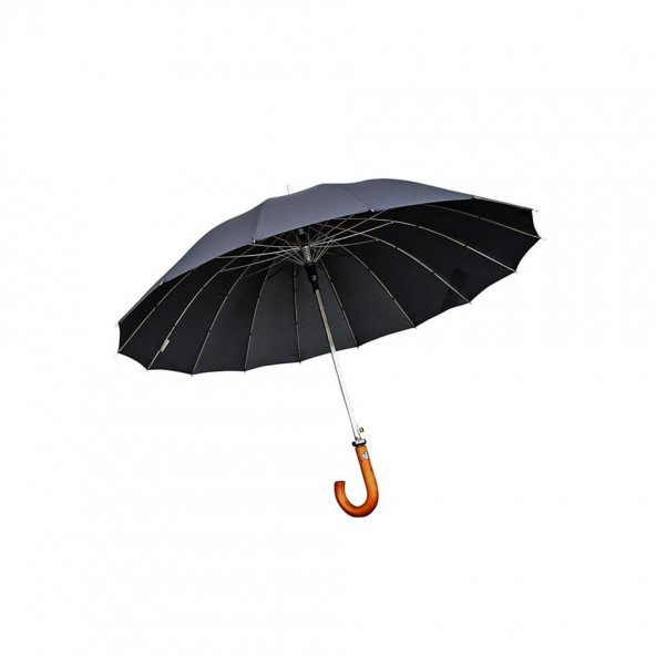 Snotline Lüx 16 Telli Protokol Vale Baston Şemsiye Siyah 41G 60/16 - Resim 6