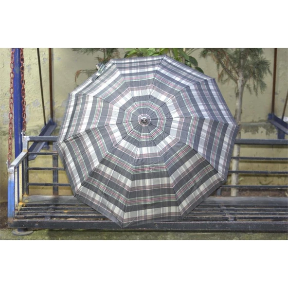 Snotline 02-L Toples Ekose Kadın Şemsiye - Resim 8