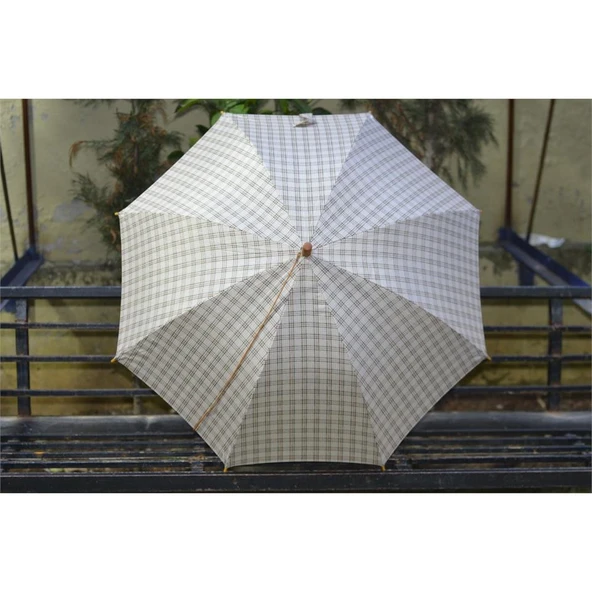 Snotline 14L Omuz Askılı Kadın Şemsiye Bej - Resim 5