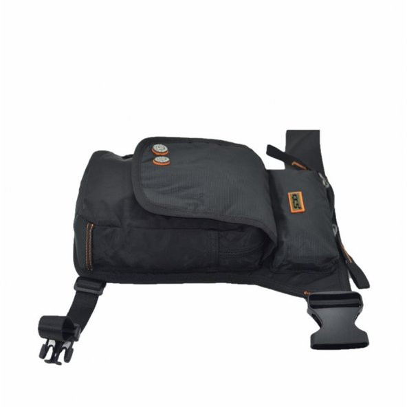 ÇÇS Waterproof Motosiklet Bel Bacak Çantası Siyah - 3