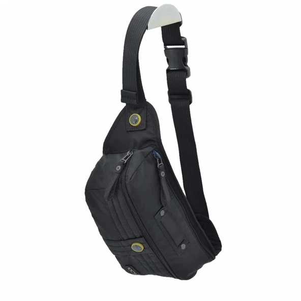 ÇÇS 31242 Freebag Günlük Bel Çantası Siyah - Resim 4