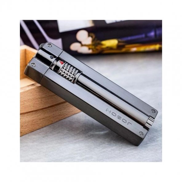 Jobon  Tzb365 Slim Tasarım Torch Çakmak Siyah - Resim 2