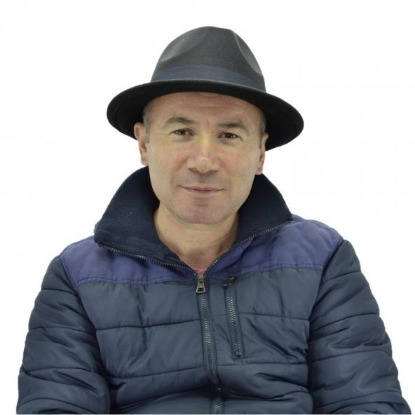 Fötr Fedora Şapka Panama Kasket Siyah - 5