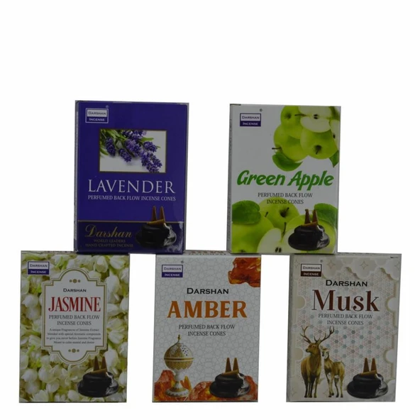 Darshan 5 Farklı Aromatik Tütsü 50 Adet ürün görseli