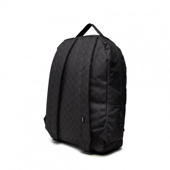 Vans Skool Sırt Çantası Kalemlikli Siyah Damalı - Resim 4