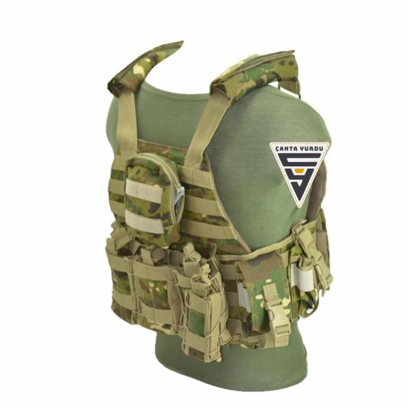 Special Cordura Askeri Taktik Yelek Kamuflaj - 2