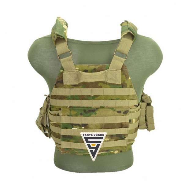 Special Cordura Askeri Taktik Yelek Kamuflaj - 4