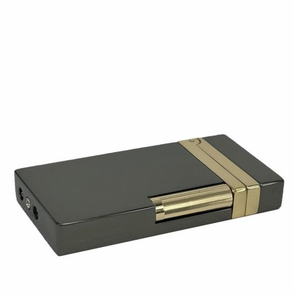 Dupont Tarz Yandan Çarklı Metal Çakmak Siyah - 4