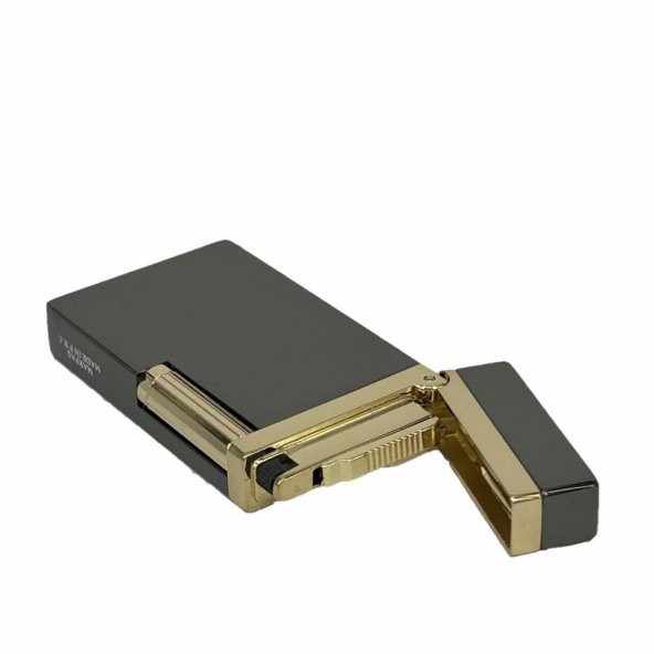 Dupont Tarz Yandan Çarklı Metal Çakmak Siyah - 6