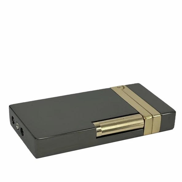 Dupont Tarz Yandan Çarklı Metal Çakmak Siyah - 4
