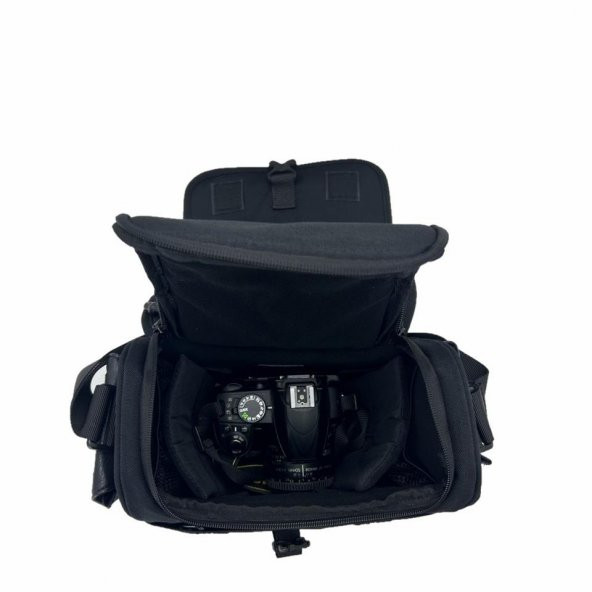 Ççs Dslr Fotoğraf Makinesi Kamera Omuz Çantası Siyah - 2