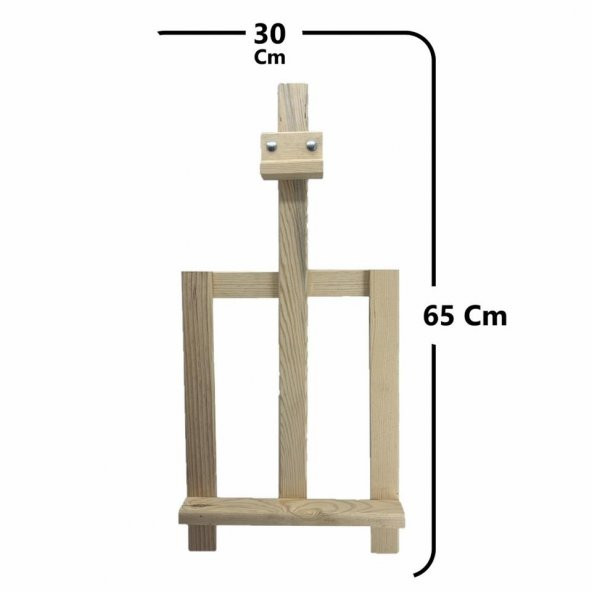 Orta Boy Ahşap Masaüstü Stand Şovale 65 Cm - 3