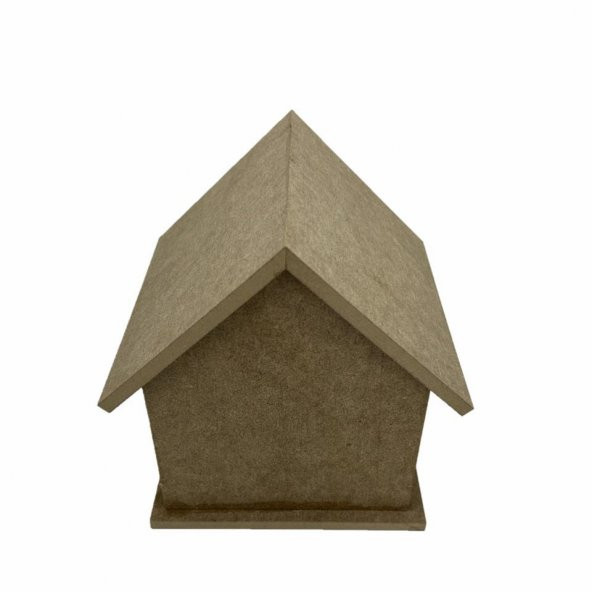 Dörtlü Orta Boy Ahşap Kuş Yuvası 15x16 Cm - 5