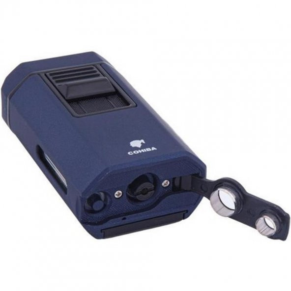 Cohiba CCM0373 4 Jet Torch Masa Tipi Puro Çakmağı Lacivert - 4