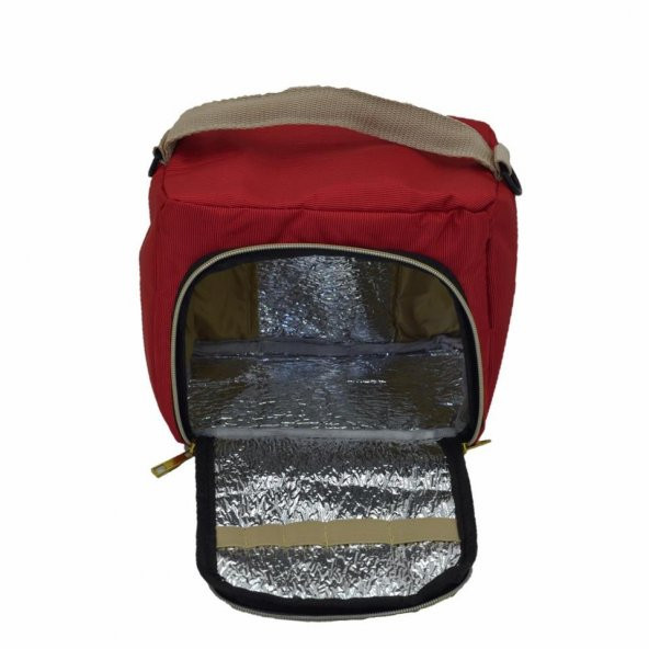 Askılı Termos Termal Çanta 7 Litre Kırmızı - 4