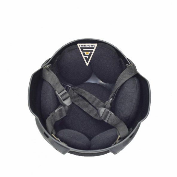 Taktikal Airsoft Paintball Plastik Kask Haki Bandanalı - 7