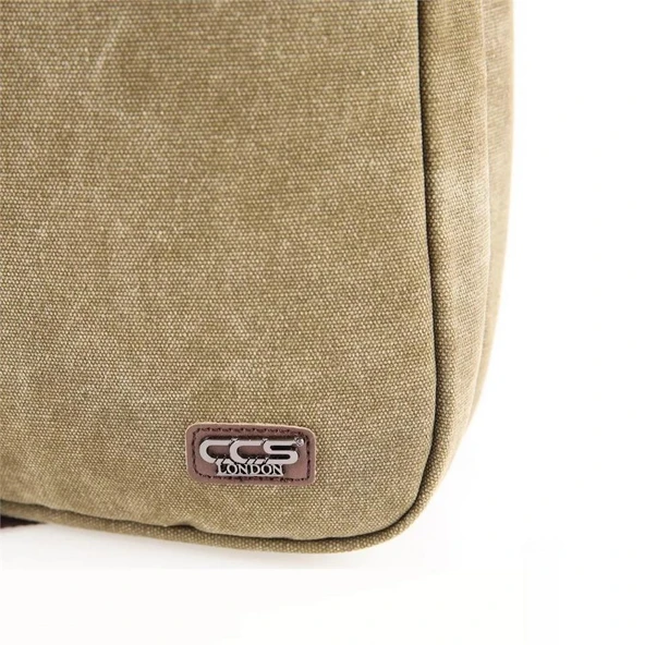 ÇÇS 51399 Kanvas Sırt Çantası Yeşil - Resim 5