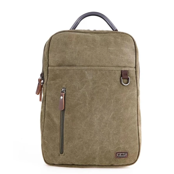 ÇÇS 51399 Kanvas Sırt Çantası Yeşil ürün görseli 1