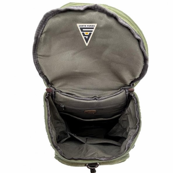 Ççs London 51566 Kanvas Spor Sırt Çantası Yeşil - Resim 5